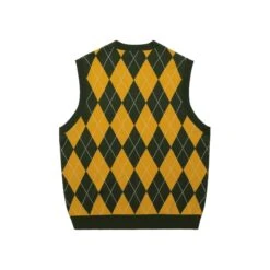 MALBON X PTM ARGYLE INTARSIA KNIT VEST 6 MALBON X PTM ARGYLE INTARSIA KNIT VEST -Golf Wear Shop M 7911 PTM YELLOW 3