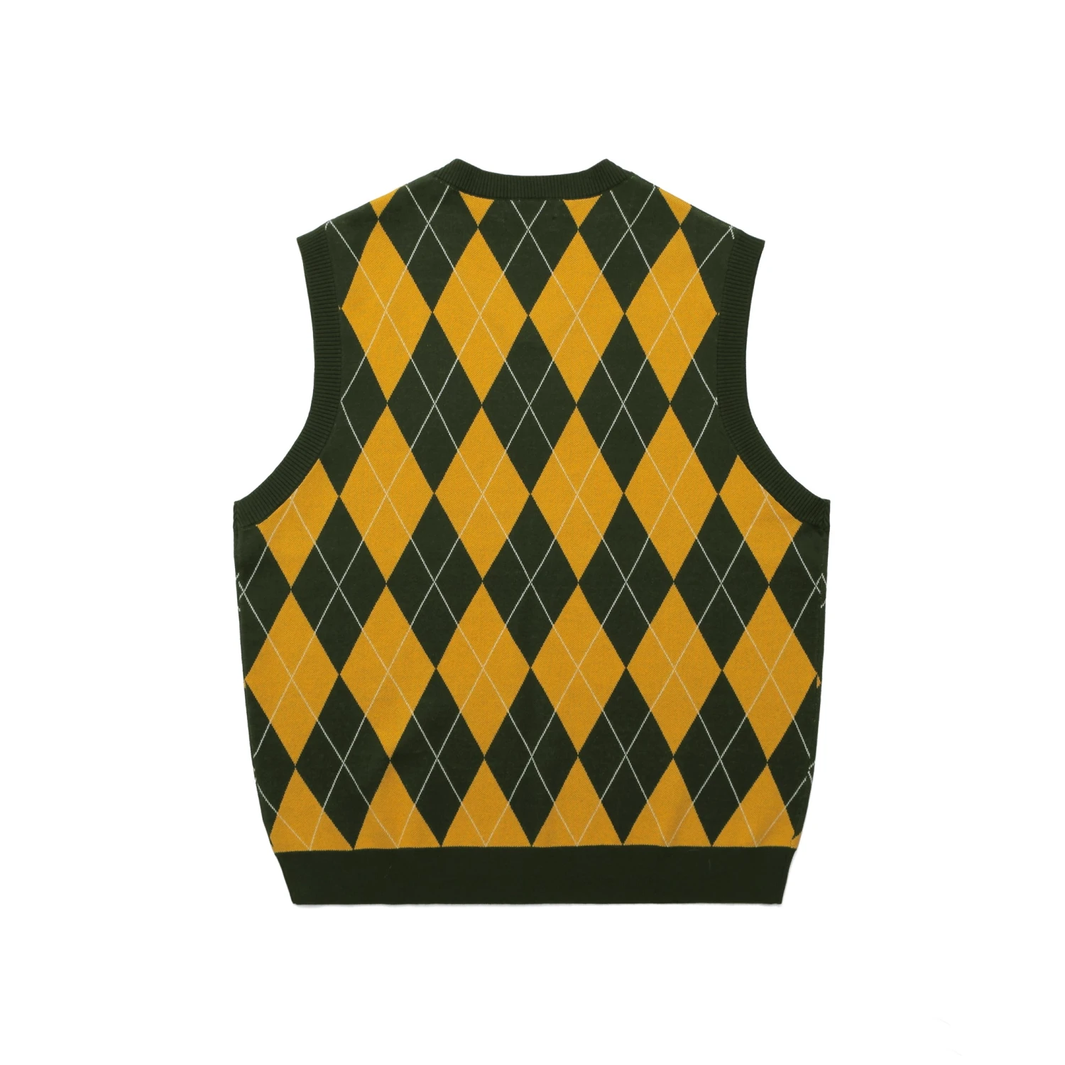 MALBON X PTM ARGYLE INTARSIA KNIT VEST 3 MALBON X PTM ARGYLE INTARSIA KNIT VEST - Image 3