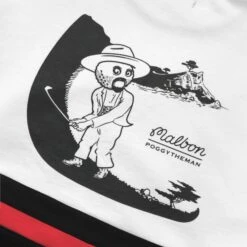 MALBON X PTM CREWNECK SWEATSHIRT -Golf Wear Shop M 7913 PTM WHITE 3