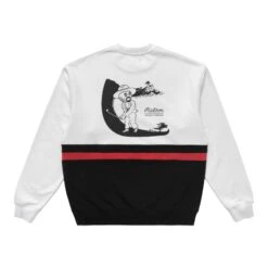 MALBON X PTM CREWNECK SWEATSHIRT -Golf Wear Shop M 7913 PTM WHITE 4