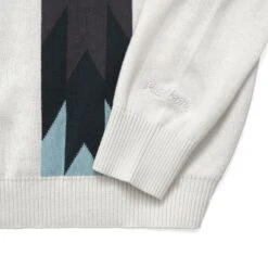 Sundance Intarsia Knit Polo -Golf Wear Shop M 8311 SNOW 3