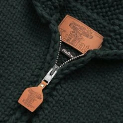 MALBON X KANATA KNITS M SCRIPT JACKET 6 MALBON X KANATA KNITS M SCRIPT JACKET -Golf Wear Shop M 8492 GRN 2REV