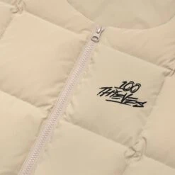 Malbon X 100 Thieves Flintlock Puffer Vest -Golf Wear Shop M 8502 SAN 2