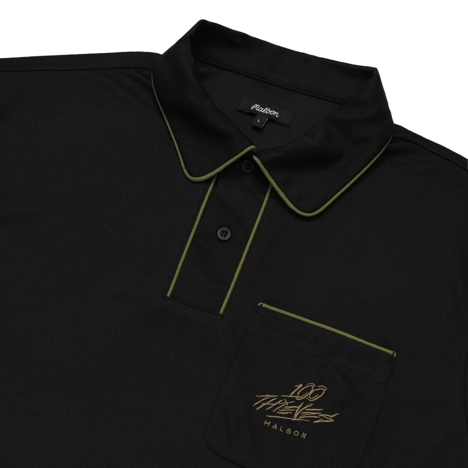 Malbon X 100 Thieves Scout Performance Polo 4 Malbon X 100 Thieves Scout Performance Polo - Image 4