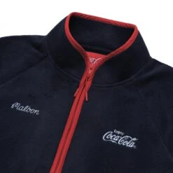 MALBON X COCA-COLA SHERPA 1/2 ZIP PULLOVER -Golf Wear Shop M 8523 NAVY 2