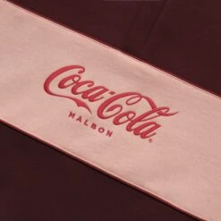 MALBON X COCA-COLA SPENCERIAN 1/4 ZIP FLEECE -Golf Wear Shop M 8525 MAROON 2