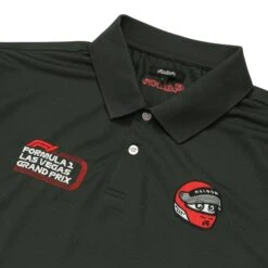 MALBON X F1 PRINCIPAL PERFORMANCE PIQUE POLO -Golf Wear Shop M 8551 GRN 2