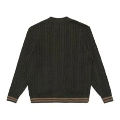 MALBON X BUDWEISER PLAYERS CABLE KNIT CARDIGAN 7 MALBON X BUDWEISER PLAYERS CABLE KNIT CARDIGAN -Golf Wear Shop M 8575 OLV 3