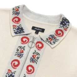 Laurent Jacquard Placket Polo -Golf Wear Shop M 8605 IVR 2