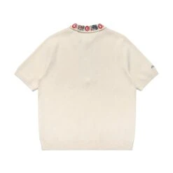 Laurent Jacquard Placket Polo -Golf Wear Shop M 8605 IVR 4