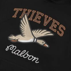 Malbon X 100 Thieves Mallard Hoodie 8 Malbon X 100 Thieves Mallard Hoodie -Golf Wear Shop M 8614 BLK 2