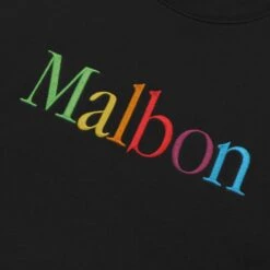 Malbon X Beams Rainbow Crewneck -Golf Wear Shop M 8629 BLACK 2