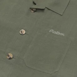 Cayman Linen Chore Jacket 6 Cayman Linen Chore Jacket -Golf Wear Shop M8186Olive2