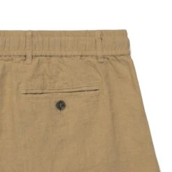 Cayman Linen Short 7 Cayman Linen Short -Golf Wear Shop M8187Khaki3