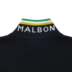 Montegro Knit Quarter Zip -Golf Wear Shop M8205Navy3