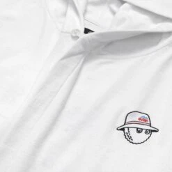 MALBON X EVIAN LOUNGE ROBE 6 MALBON X EVIAN LOUNGE ROBE -Golf Wear Shop MalbonxEvianBucketsBathrobeWhite2