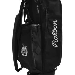 Malbon X Jones Cardinal Crest Trouper R Golf Bag -Golf Wear Shop MalbonxJonesMalbonCoGolfBagBlack5