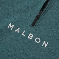 Malbon X Nike Dri-Fit Half Zip Player Top -Golf Wear Shop MalbonxNikeDriFitHalfZipPlayerTopTeal2
