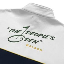 MALBON X WASTE MANAGEMENT Fleece 1/2 Zip 9 MALBON X WASTE MANAGEMENT Fleece 1/2 Zip -Golf Wear Shop MalbonxWMFleeceHalfZipWhite4