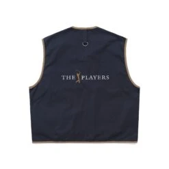 MALBON X THE PLAYERS FISHING VEST -Golf Wear Shop ThePlayersCottonTwillFishingVestNavy4