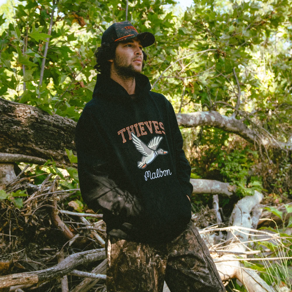 Malbon X 100 Thieves Mallard Hoodie 2 Malbon X 100 Thieves Mallard Hoodie - Image 2