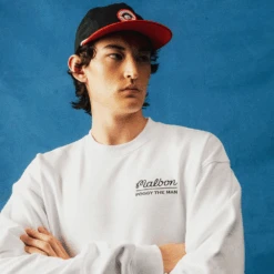 MALBON X PTM CREWNECK SWEATSHIRT -Golf Wear Shop whitecrew3